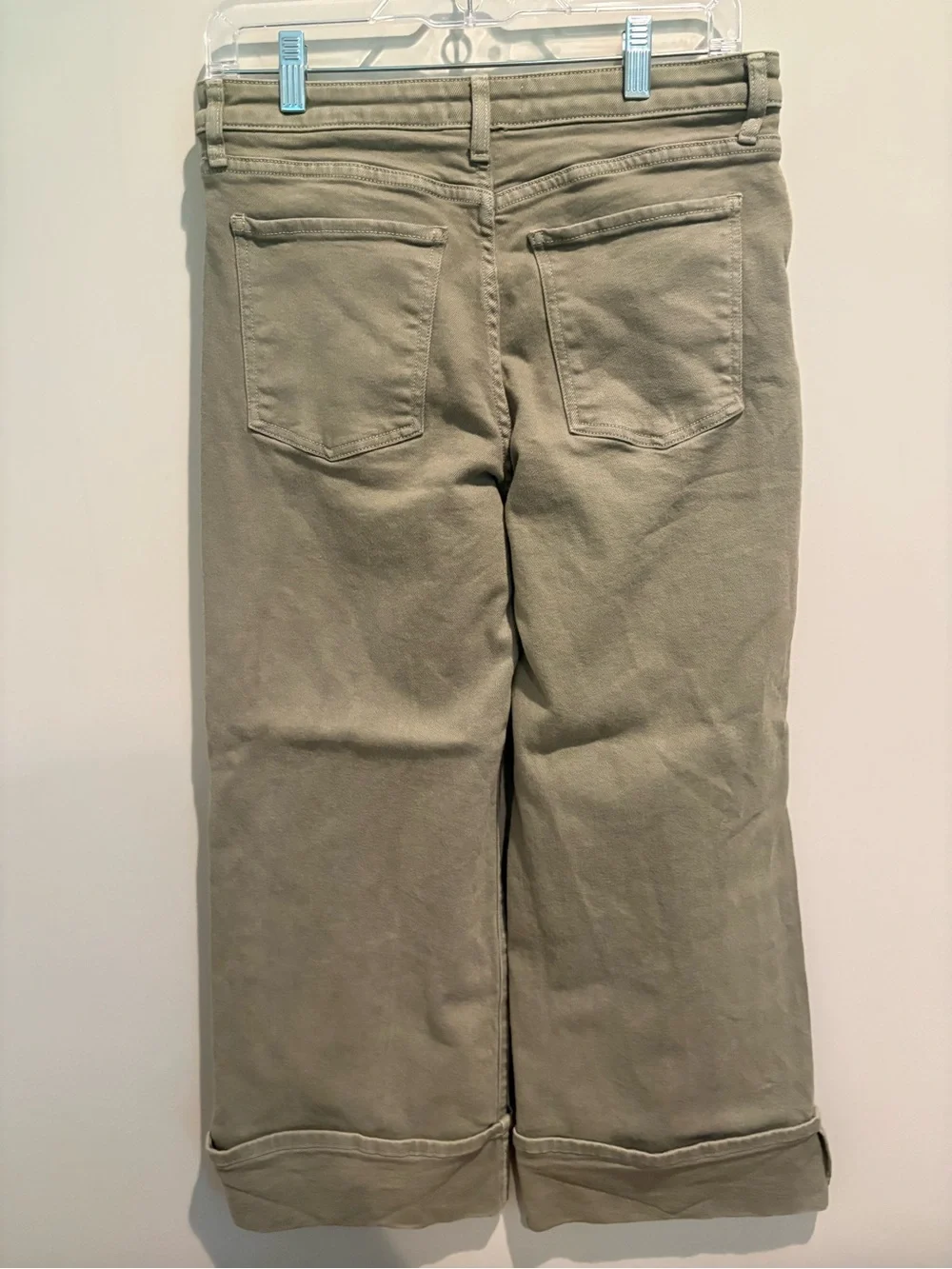 KUT from the Kloth Women’s Size 4 Olive Green Cropped Cuffed Pants